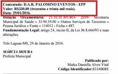 Empresa investigada pelo GAECO ganha licitação de R$ 330 mil para serviços de carro de som
