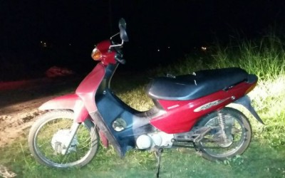 Polícia Militar recupera moto no bairro Jardim das Violetas 