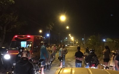 Capivaras invadem pista e mulher sofre acidente de moto