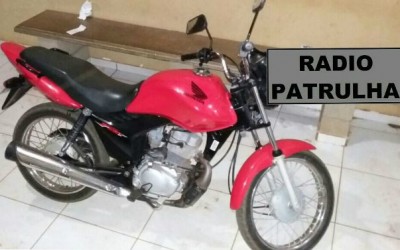 Moto furtada é encontrada na região de uma boate em Três Lagoas 