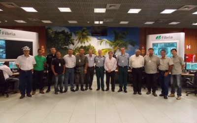 Comandante do 2º BPM visita o Complexo Industrial da FIBRIA 