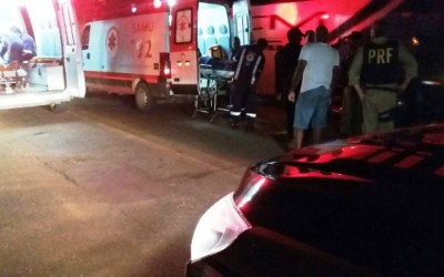 Pedestre é socorrido em estado grave após sofrer grave acidente na BR-262 