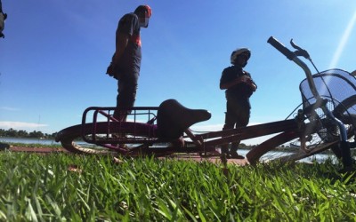 Receptador é detido quando transitava pela pista de caminhada da Lagoa Maior 