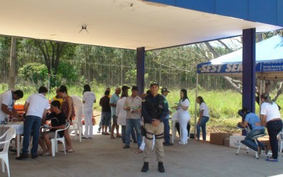 PRF e SEST/SENAT realizam Dia de Comando Saúde no Km 21 da BR 262