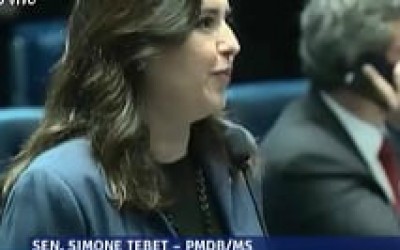 Simone Tebet faz homenagem em Brasília ao Pastor Marcos da Igreja Peniel 