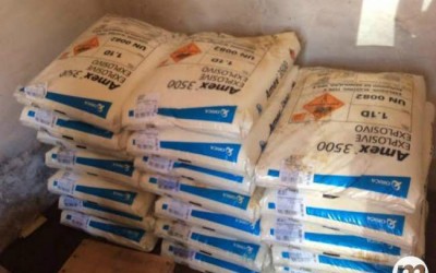 Exército apreende mais de 1 tonelada de explosivos durante operação 