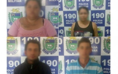Polícia Militar prende quatro pessoas foragidas da Justiça