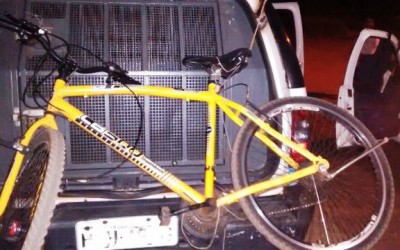 Criança de 11 anos é apreendida com bicicleta roubada 