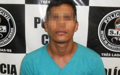 Jovem que tentou matar a esposa e sogra com faca é preso pela SIG 