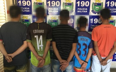 Cinco adolescentes são detidos com maconha pela Ronda Escolar