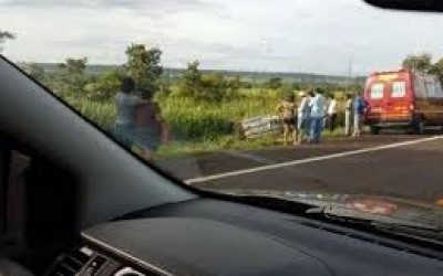 Acidente na BR-262 mobiliza Corpo de Bombeiros de Três Lagoas