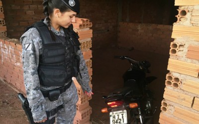 Rotai recupera moto furtada no Jardim Violetas antes do registro policial 