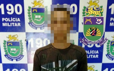 Menor é apreendido após ser acusado por tráfico de drogas 