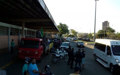 Carreata é organizada em apoio ao candidato Jair Bolsonaro