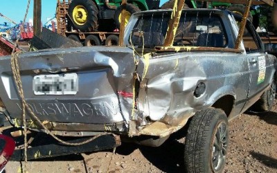 PRF registra acidente entre três veículos na BR-262