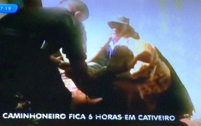 Caminhoneiro é mantido refém em cativeiro durante 6 horas 