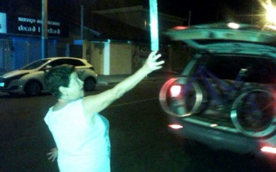  Em Três Lagoas, idosa armada com facão põe ladrão 