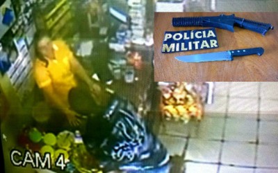 Homem é preso minutos depois de assaltar padaria de Três Lagoas