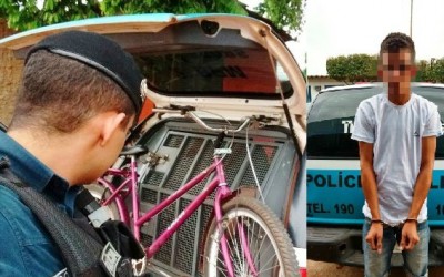 Rádio Patrulha recupera duas bikes furtadas e detém uma pessoa por receptação 