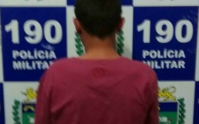 Suspeito de furto, adolescente é aprendido pela Polícia Militar