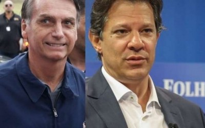 Jair Bolsonaro e Fernando Haddad vão se enfrentar no 2º turno para presidente