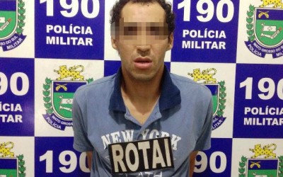 Foragido é preso pela ROTAI quando tentava se esconder dentro de guarda roupa 