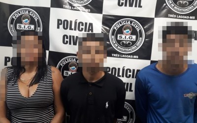 Trio é detido pela Polícia Civil comercializando maconha e crack