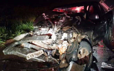 Jovens que roubaram Hilux em Água Clara sofrem grave acidente na BR-262