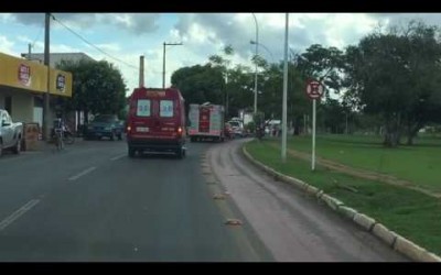 Corpo de sargento do bombeiro segue em cortejo pelas ruas de Três Lagoas 