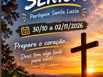 Participe do 1º acampamento Sênior Santa Luzia em Três Lagoas e viva momentos de fé, reflexão e renovação espiritual