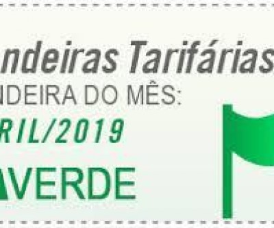 Aneel mantém em verde  bandeira tarifária de abril