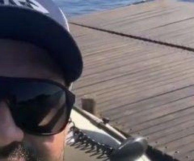 Fernando aproveita a passagem por TL para pescar as margens do Sucuriú