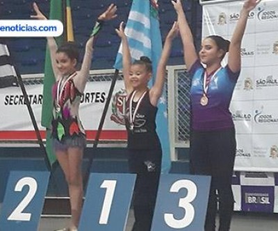 Ginasta de Ilha Solteira é ouro nos Regionais de Assis