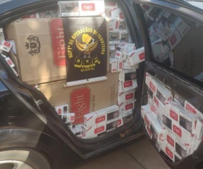 Cigarros contrabandeados que seriam entregues em Três Lagoas são apreendidos pelo DOF