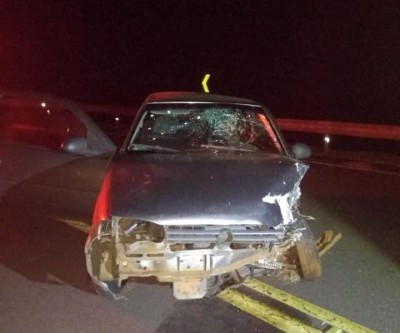 Detentos de saidinha batem carro roubado ao fugir da PM
