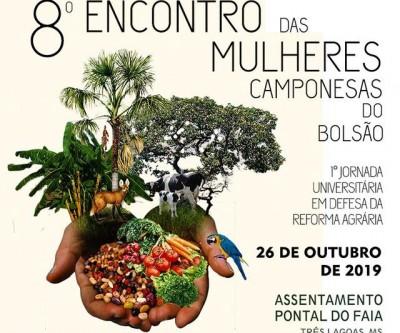 Assentamentos da região do bolsão participarão do 8º Encontro das Camponesas