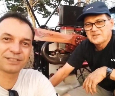 Aposentado de 70 anos se transformou em piloto de paramotor