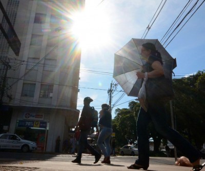 Calorão de 40°C continua durante a semana em MS