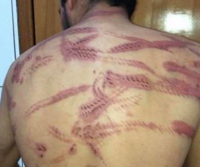 Valentão bate na mulher e leva surra do sogro