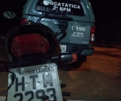 Jovem é preso com moto adulterada e revela que comprou veículo por R$ 1 mil do 