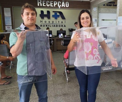 Hospital Auxiliadora recebeu diversas doações para o combate a Covid-19 em Três Lagoas 