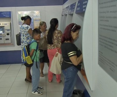 Agência da Caixa Econômica Federal abre no feriado para saque de benefícios 