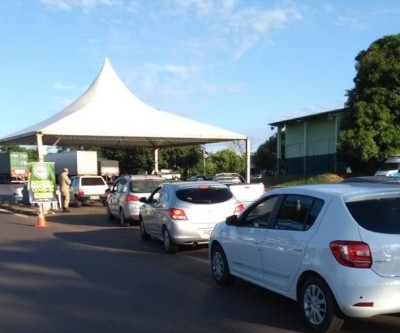 Duas pessoas com sintomas da Covid-19 foram abordadas na manhã desta sexta-feira em Jupiá 