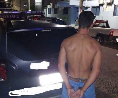 Valentão de Água Clara que gosta de bater em mulher foi preso