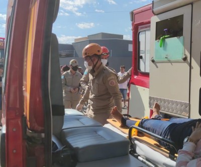 Acidente no Nova Três Lagoas mobiliza equipes do Corpo de Bombeiros 