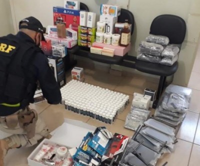 PRF de Três Lagoas apreende comboio com eletrônicos e medicamentos