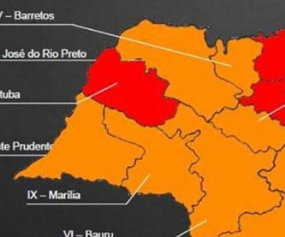 Região de Araçatuba fica isolada na fase vermelha