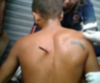 Mãe tenta furar filho com arpão no bairro Paranapungá