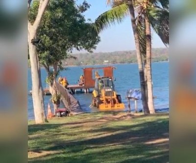 Retirada de tablados em ranchos no Rio Sucuriú divide opiniões nas redes sociais 