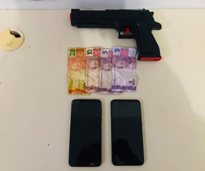 Adolescentes usaram arma de brinquedo para realizar assalto na Lagoa Maior 